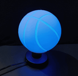 Basketball Desk Lamp 3d model