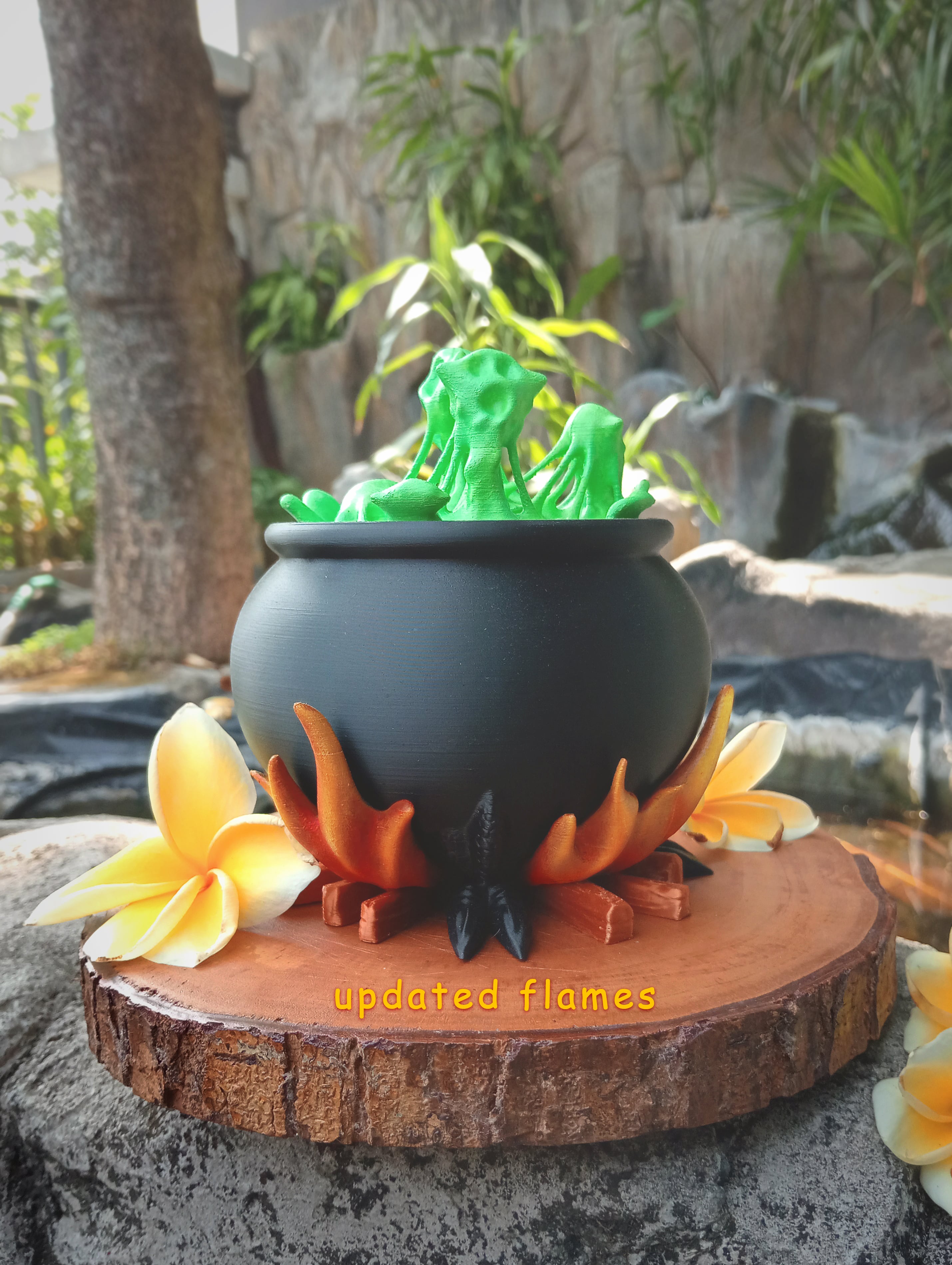 Slime Ghost Witch Cauldron 3d model