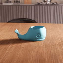 Whale Succulent Planter and Desk Organizer 3d model
