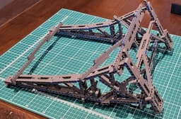 Lego 75192 UCS Millennium Falcon Vertical Stand Wall Mount 3d model