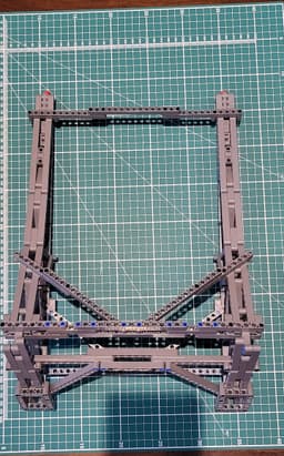 Lego 75192 UCS Millennium Falcon Vertical Stand Wall Mount 3d model