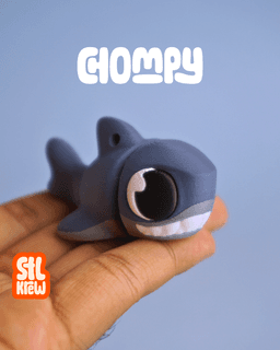 Cute articulated Shark - Chompy 3d model