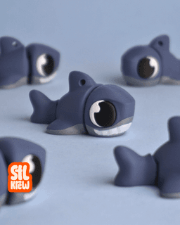 Cute articulated Shark - Chompy 3d model