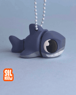 Cute articulated Shark - Chompy 3d model