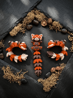 Cute Flexi Baby Red Panda Toy / Keychain - FREE 3d model