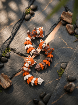 Cute Flexi Baby Red Panda Toy / Keychain - FREE 3d model