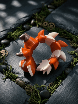 Cute Flexi Baby Red Panda Toy / Keychain - FREE 3d model