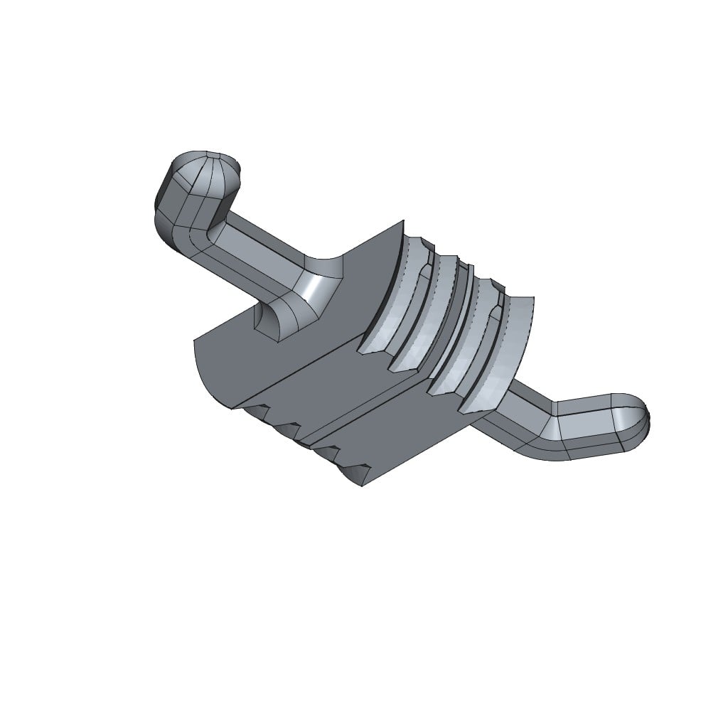 D-LOCK_LARGE-HOOK.5DX8X6-120 3d model
