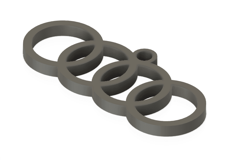 Keychain: Audi II 3d model