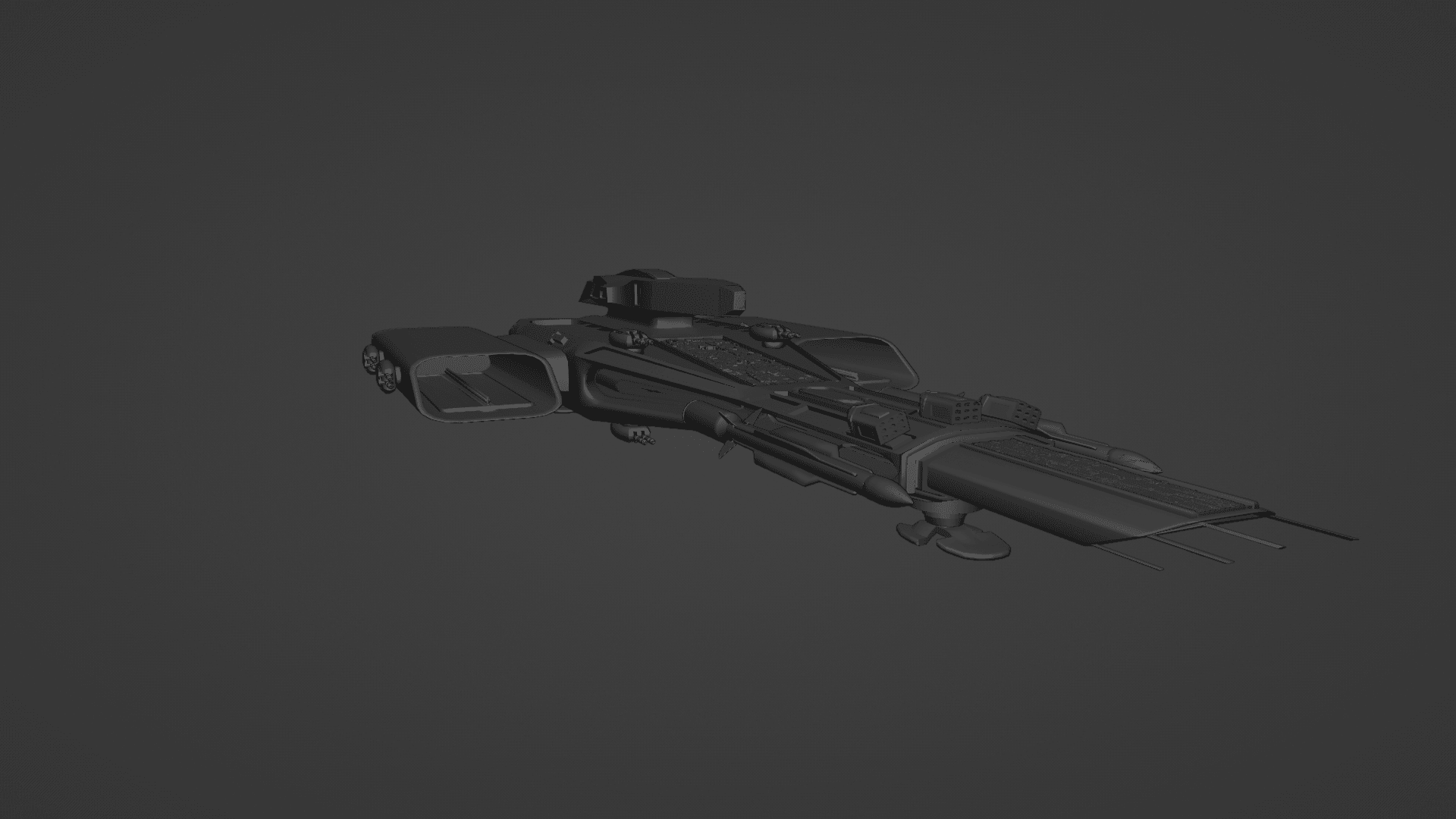 Naga class heavy bomber 3d model