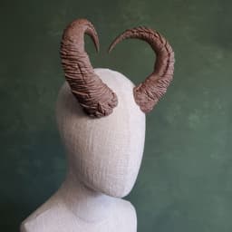 Aria | Tiefling Horns 3d model