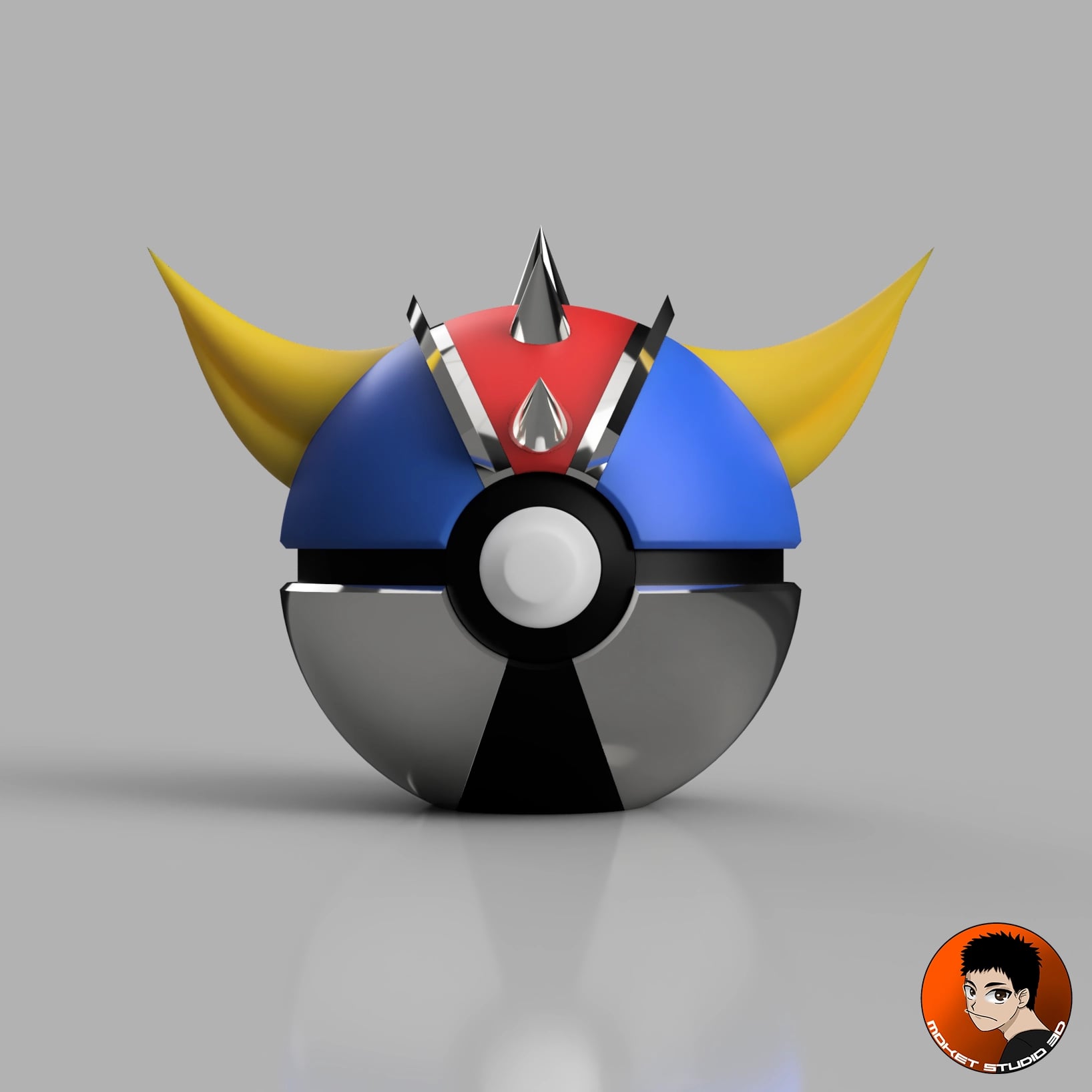 Grendizer Pokeball 3d model