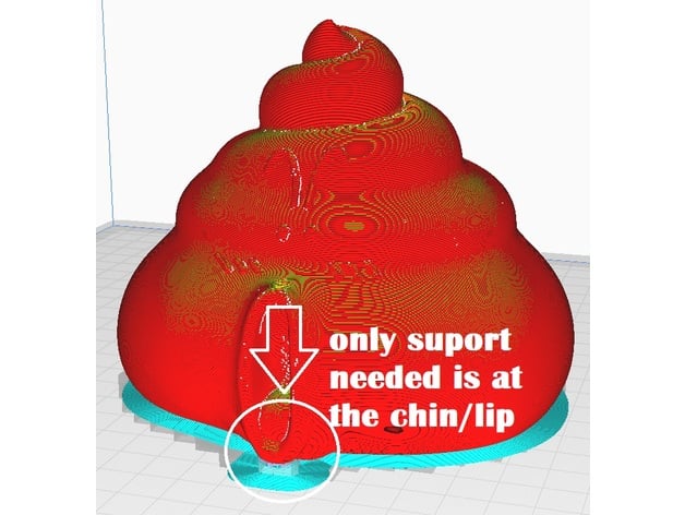 POOP Key Chain 3d model