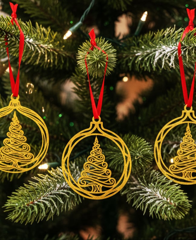 Tree Ornaments - Fast print 3d model
