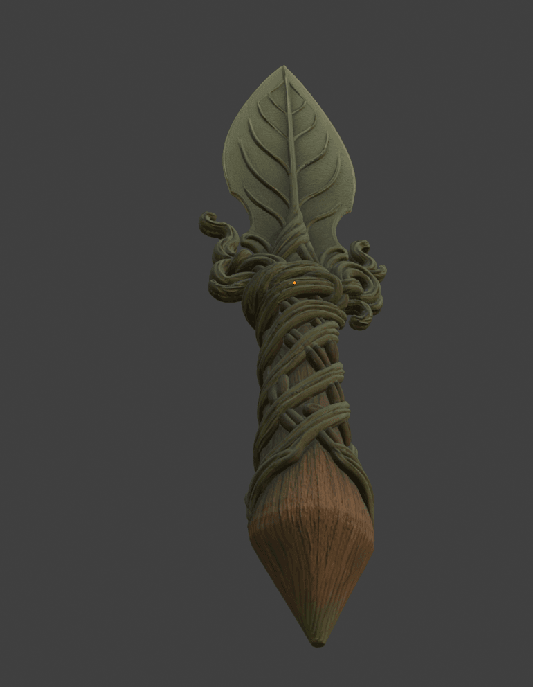 Sylvan Thornblade Dagger 3d model