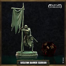Skeleton Banner Carrier (32mm) 3d model