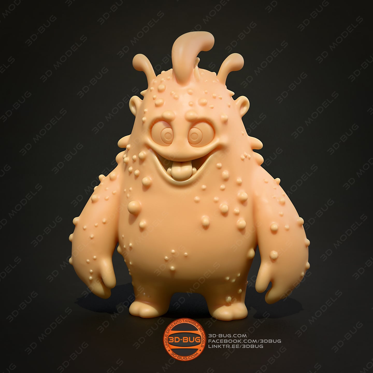 Blobby Monster 3d model