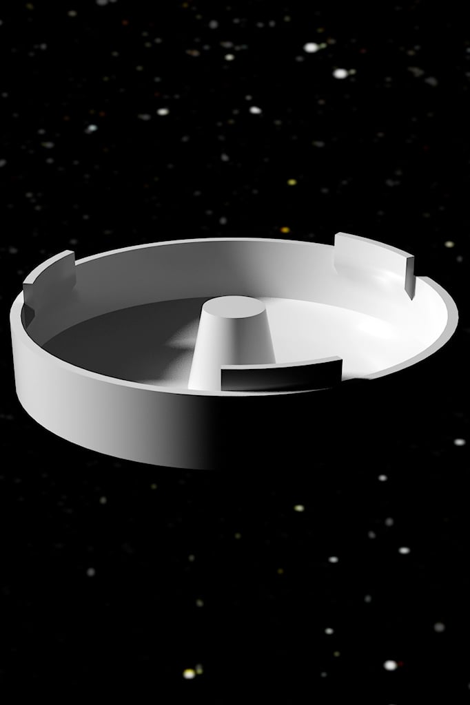 K-7 SPACE STATION PART 07 DOCKING PORT LOWER 3d model