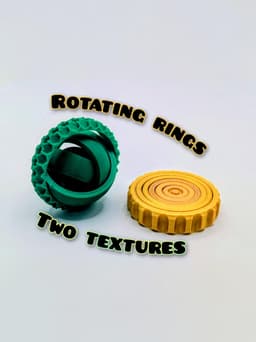 Fidget Ring (spinning toy) 3d model