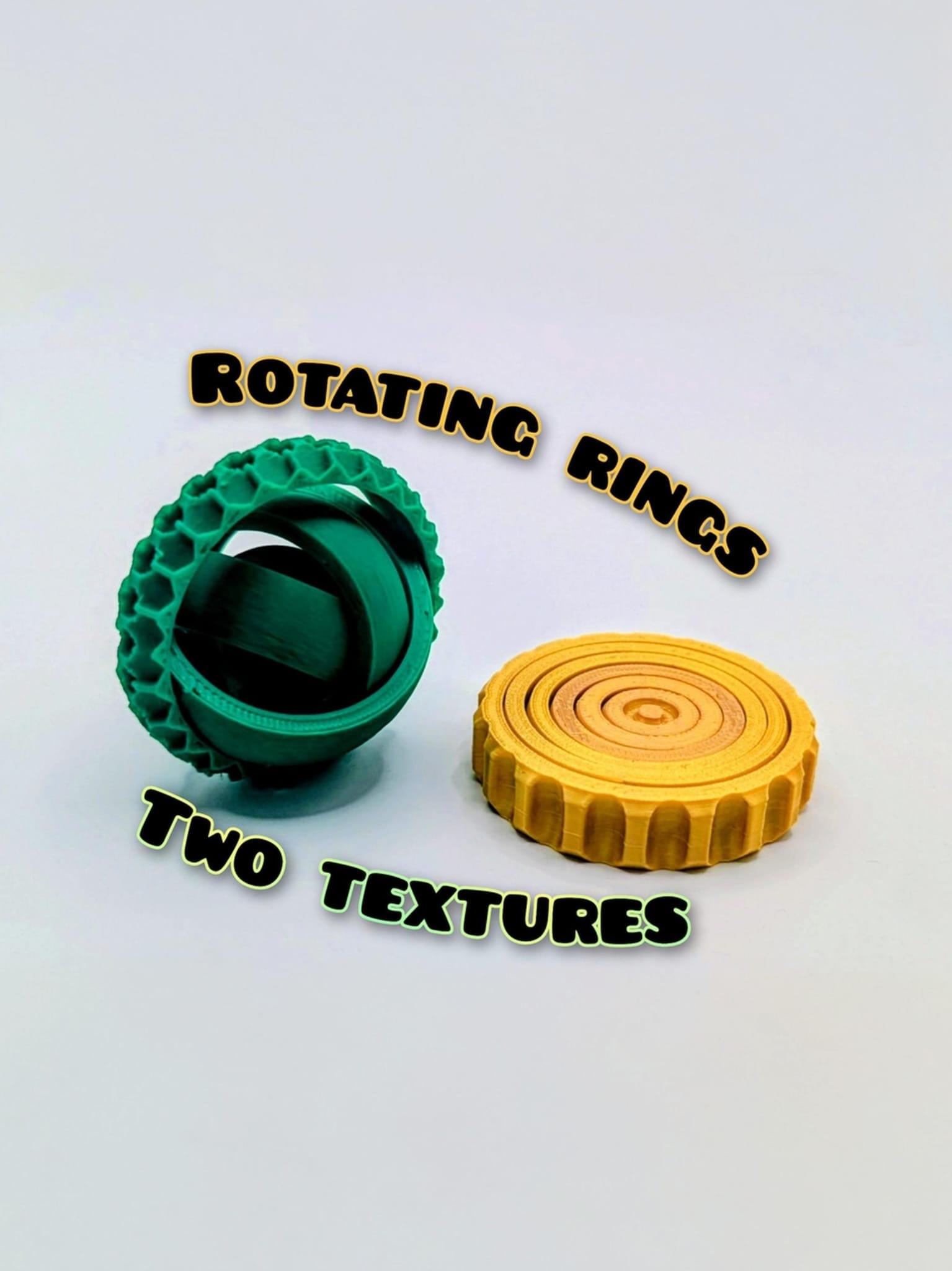 Fidget Ring (spinning toy) 3d model