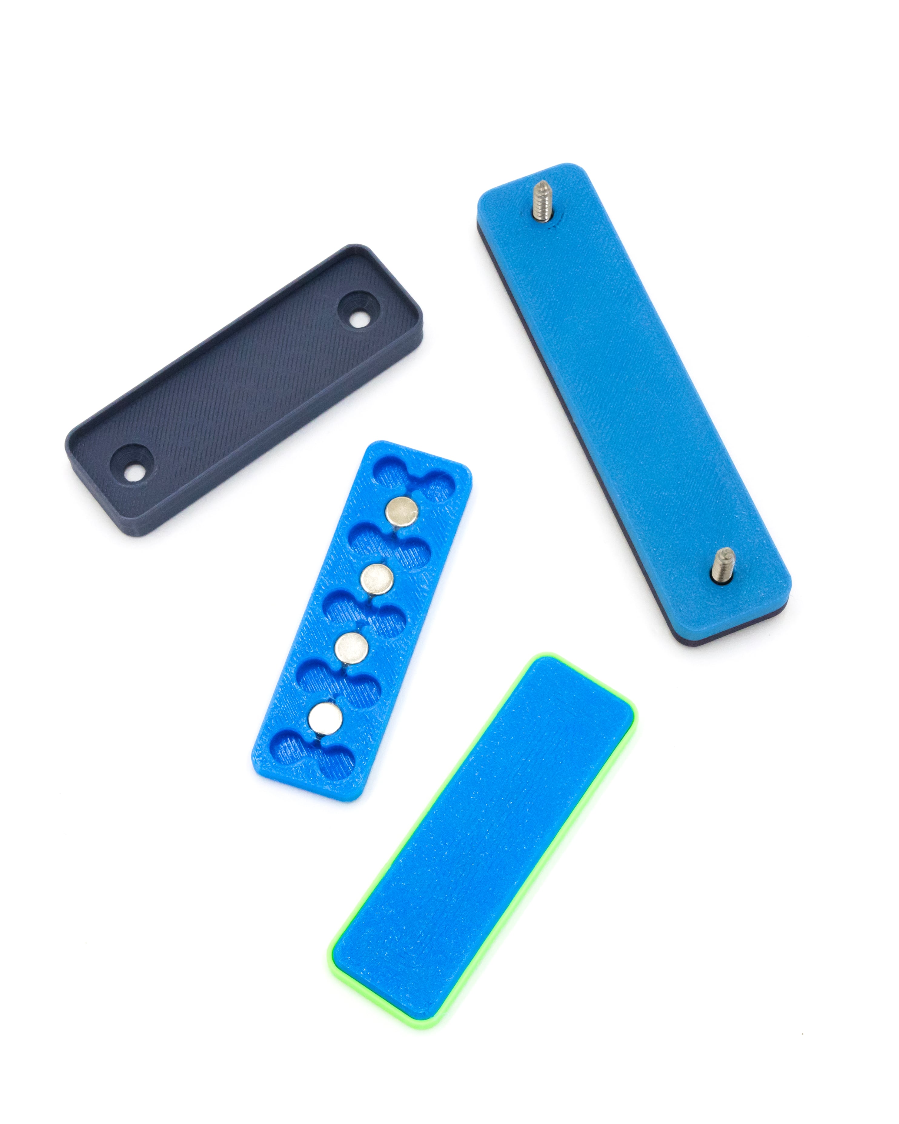 EZPZ Mini Magnet Strip // 20x65mm Rectangle 3d model