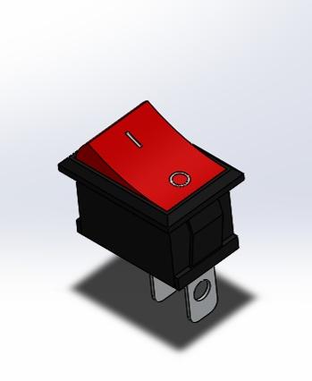 ON/OFF Switch G130 6A 3d model