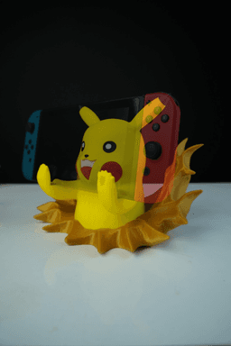 Pikachu Nintendo Switch Holder 3d model