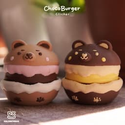 ChocoBurger Fidget Clicker | Cute Bear Bakery 3d model
