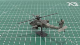 AH64D Longbow Apache Gunship STL 3D Print Model 3d model