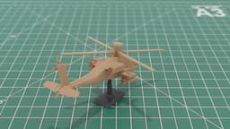 AH64D Longbow Apache Gunship STL 3D Print Model 3d model