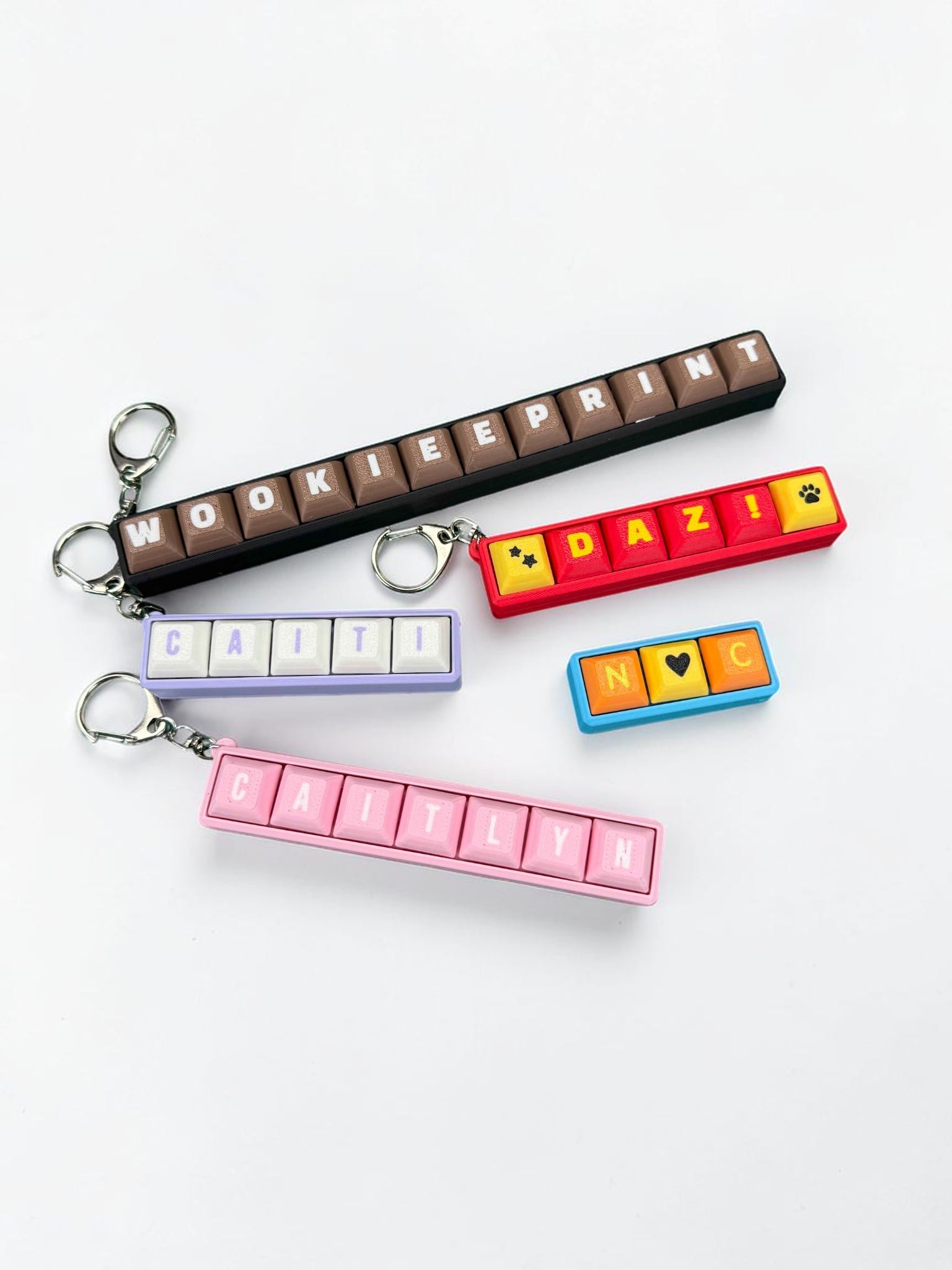 Wordee Personalised Keycap name Fidgets 3d model