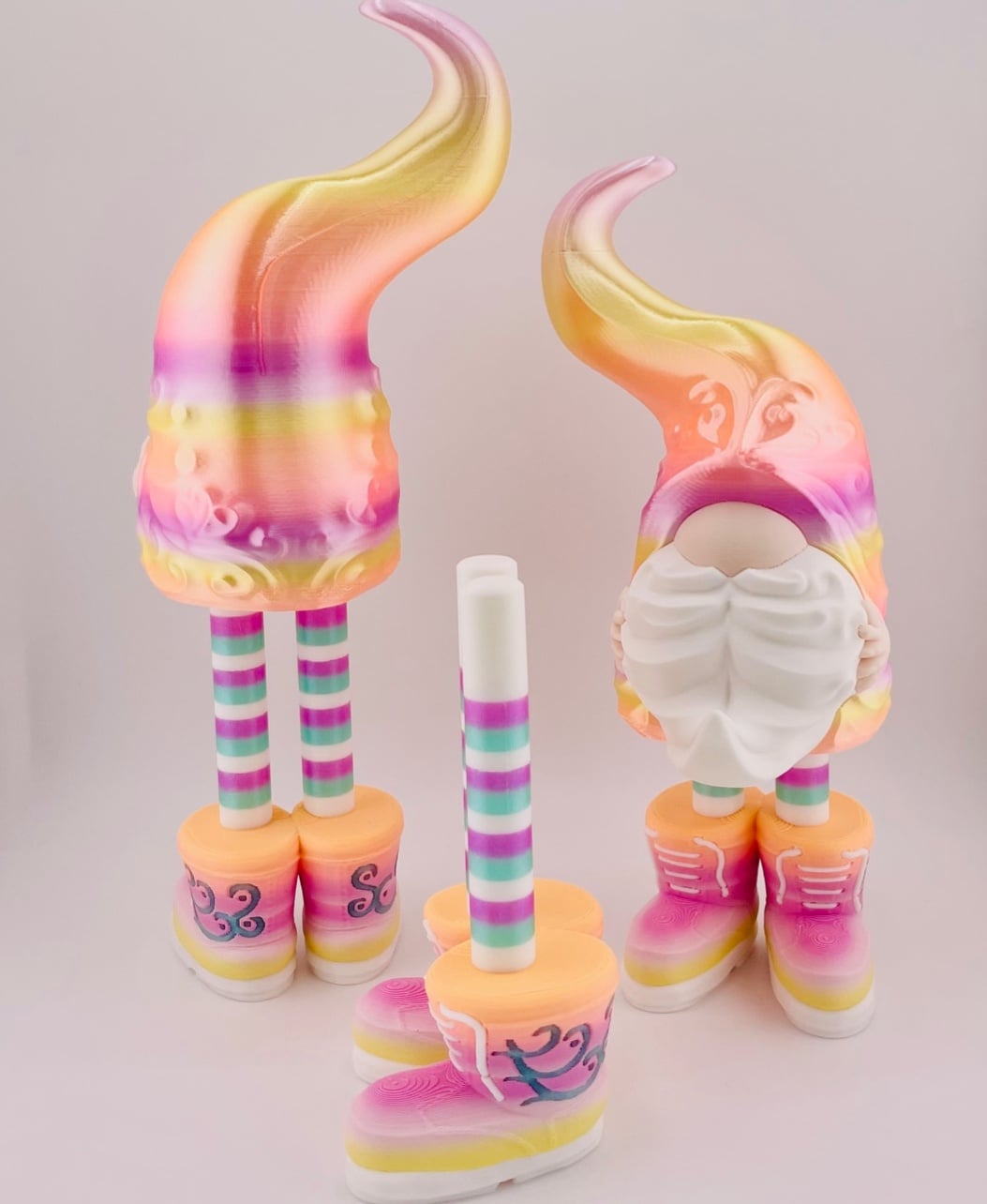 Fancy Long Legs Boy Gnome 3d model