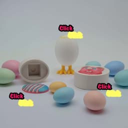 Easter Clickers 3d model