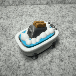 Toaster Bath Clicker 3d model