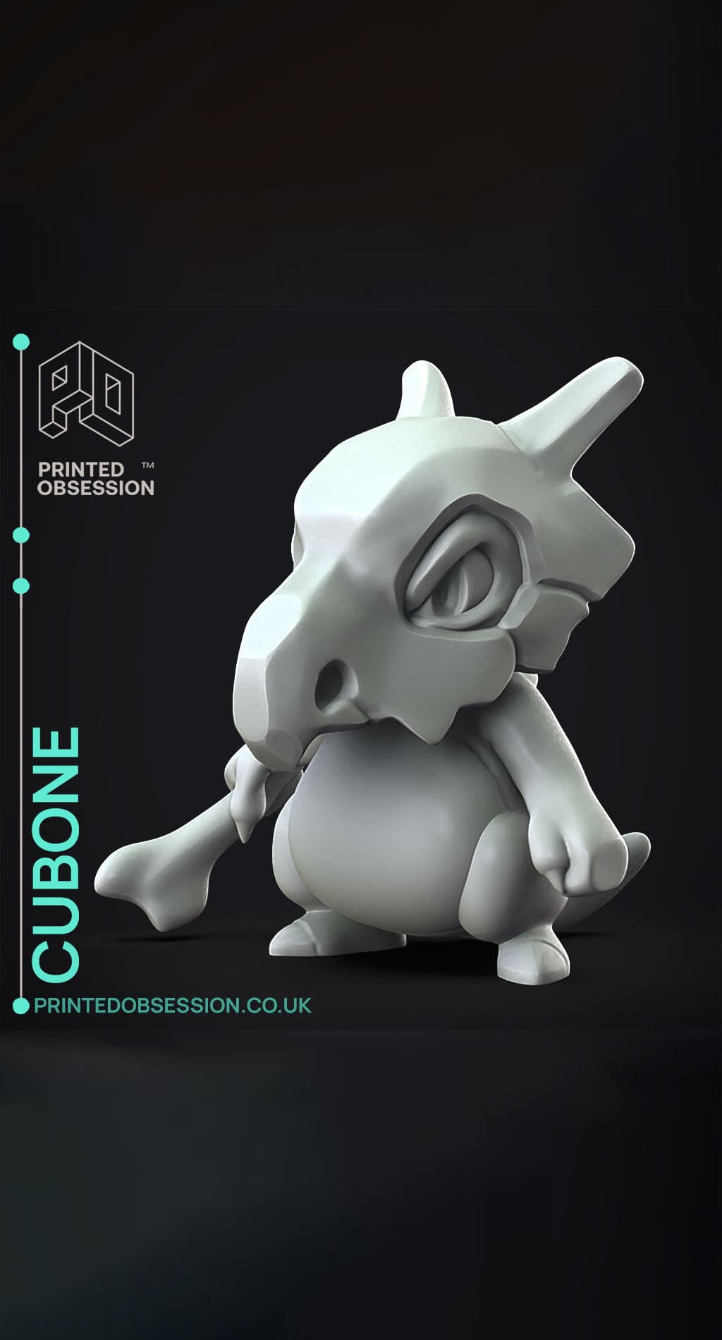 Cubone Reference Cubone - Pokemon - Fan Art - 3D model by printedobsession on Thangs