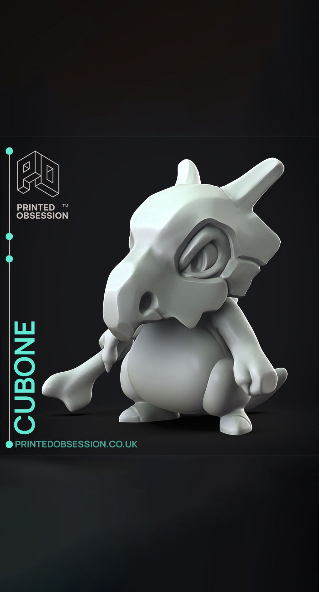 Cubone - Pokemon - Fan Art 3d model