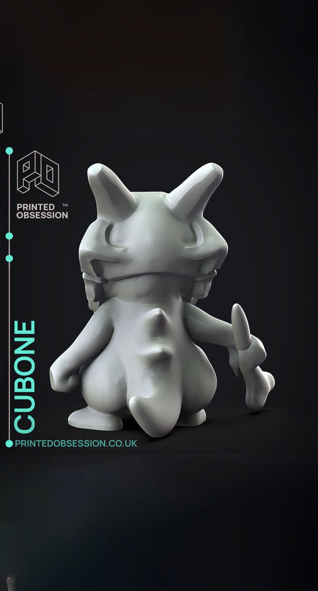 Cubone - Pokemon - Fan Art 3d model