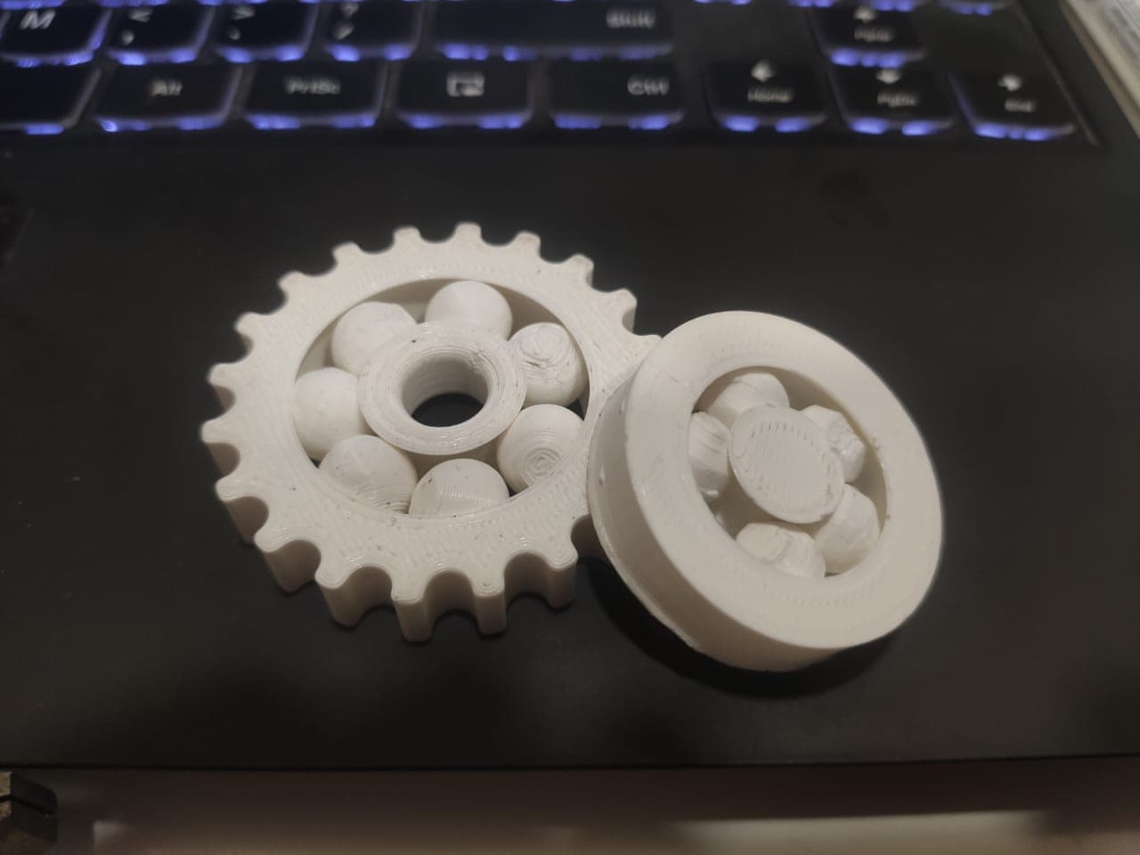 Gear Shaped Fidget Spinner - Model 1 & 3 - 3d model