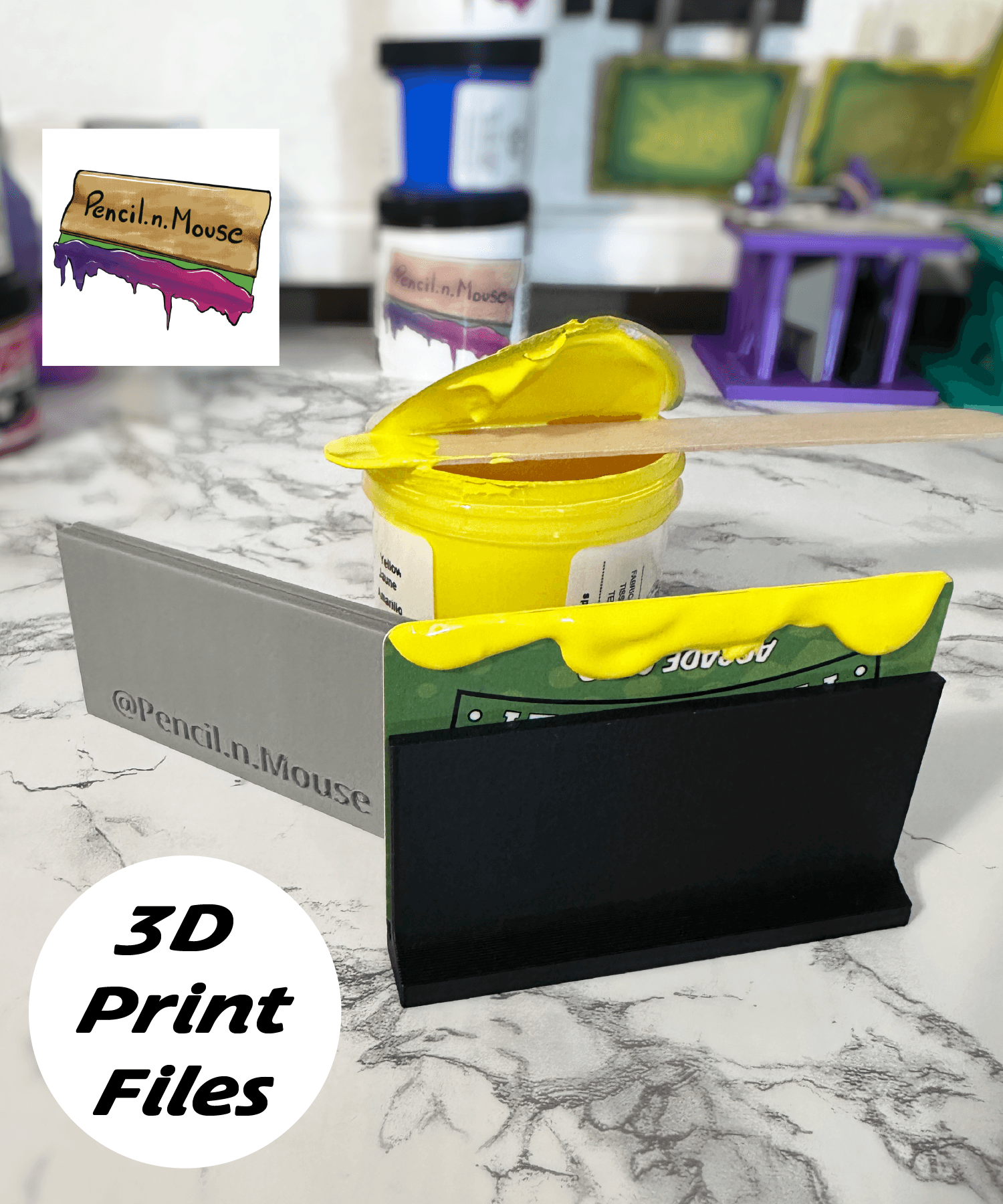 Card Squeegee Handle 3d model
