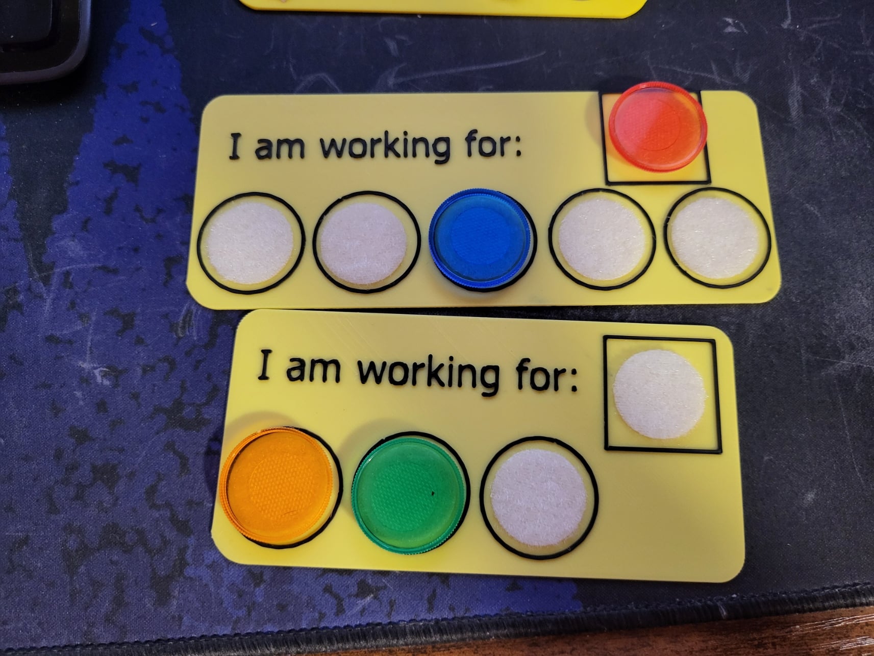 Student reward cards 3d model
