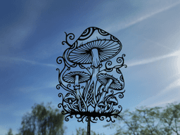 Mystical Mushroom 2D Wall Art.3mf 3d model