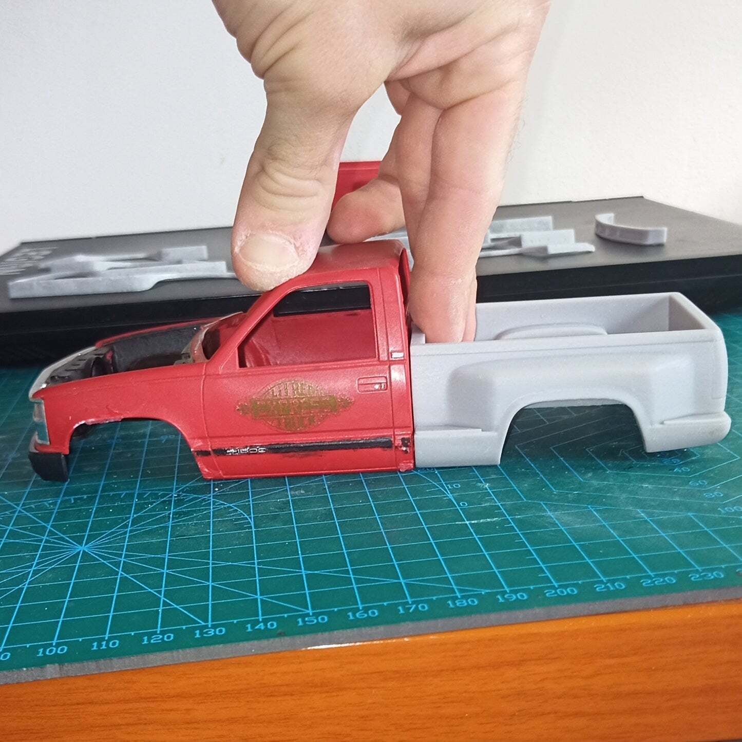 Stepside bed for AMT 1/25 obs Chevy 3d model