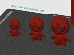 Vecna Imp Flexi Keychain and Straw Buddy - Stranger Things Articulated Fidget Figure - 3D Print STL/ 3d model