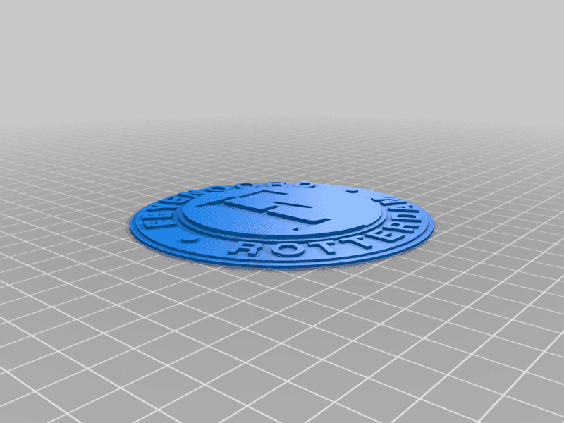 Feyenoord Rotterdam 3D Logo - v2 3d model