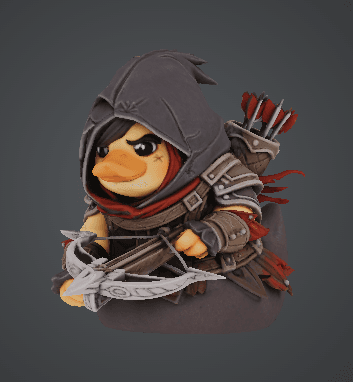 Shadow Rogue Duck 3d model
