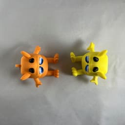 Flexi Monster 1 STL File – Monster Fidget - Keychain Option - Commercial License – Moveable Arms/Leg 3d model