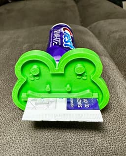 Toothpaste Squeezer: Shark, Butterfly, Monkey, Frog, and Teeth | Fits All Size Toothpaste Tubes 3d model