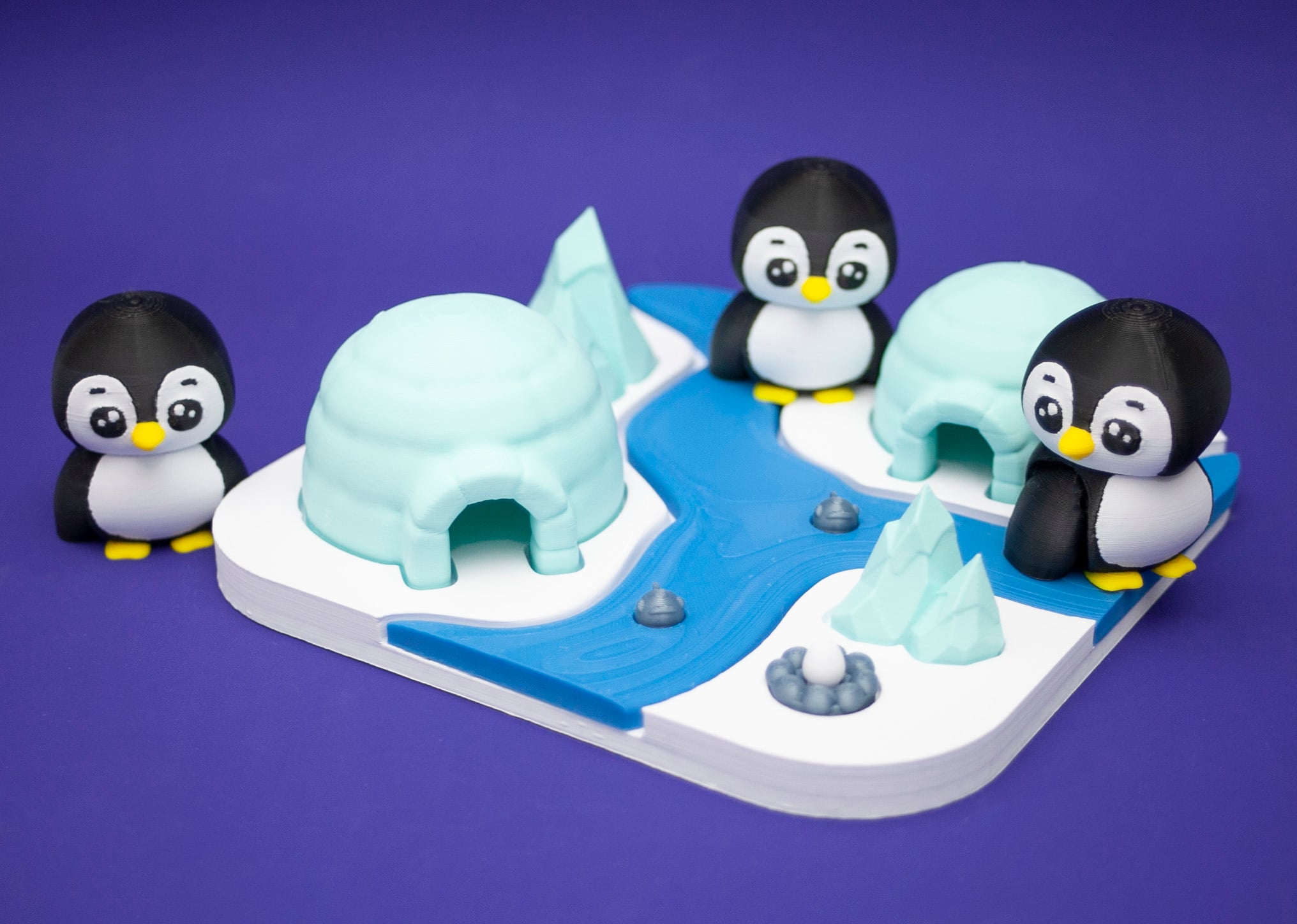 Penguin Icy Antarctic 3d model