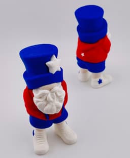 Patriotic Chill Gnomes 3d model