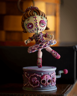 Articulated Creepy Doll Carillon- Bonus 3d model